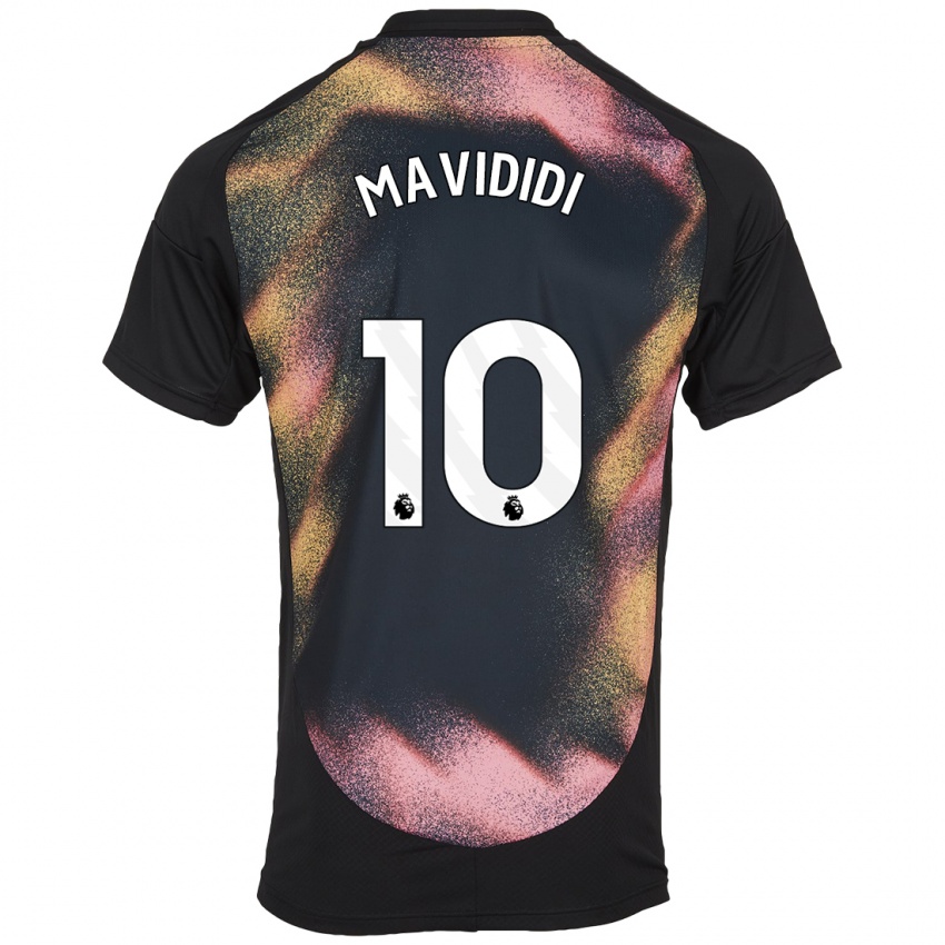 Kinder Stephy Mavididi #10 Schwarz Weiß Auswärtstrikot Trikot 2024/25 T-Shirt Österreich