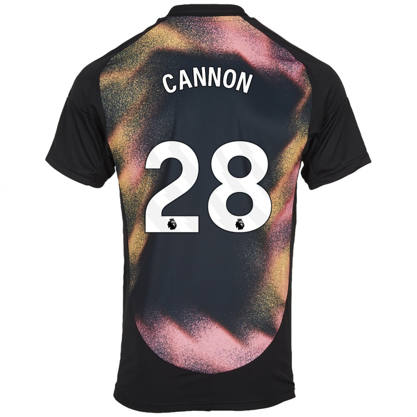 Kinder Thomas Cannon #28 Schwarz Weiß Auswärtstrikot Trikot 2024/25 T-Shirt Österreich