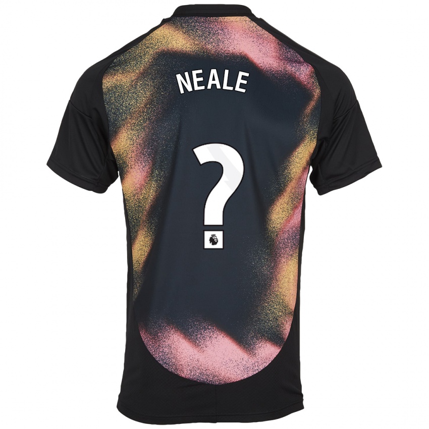 Kinder Tommy Neale #0 Schwarz Weiß Auswärtstrikot Trikot 2024/25 T-Shirt Österreich