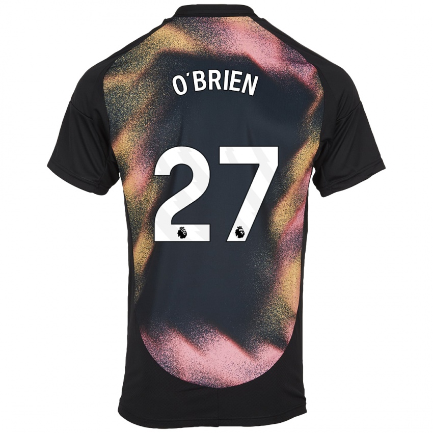 Kinder Shannon O'brien #27 Schwarz Weiß Auswärtstrikot Trikot 2024/25 T-Shirt Österreich