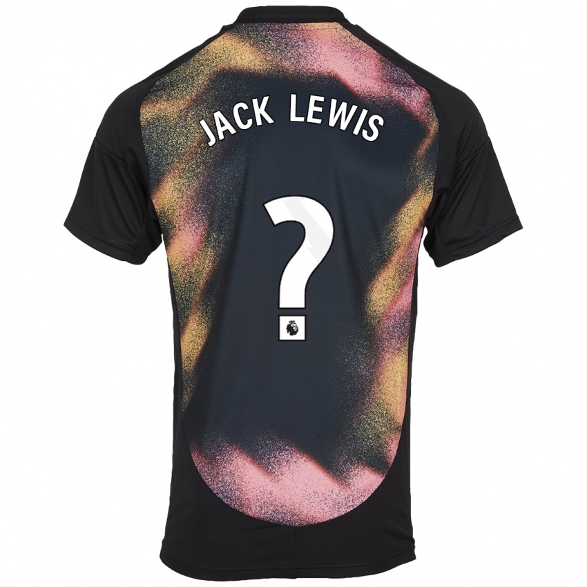 Kinder Jack Lewis #0 Schwarz Weiß Auswärtstrikot Trikot 2024/25 T-Shirt Österreich