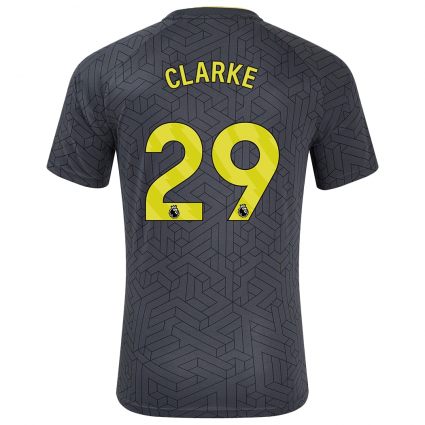 Kinder Abbey Clarke #29 Schwarz Gelb Auswärtstrikot Trikot 2024/25 T-Shirt Österreich