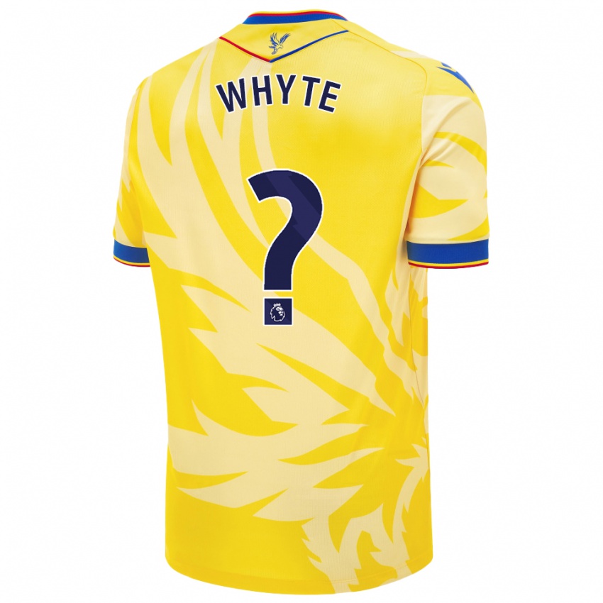 Kinder Tyler Whyte #0 Gelb Auswärtstrikot Trikot 2024/25 T-Shirt Österreich