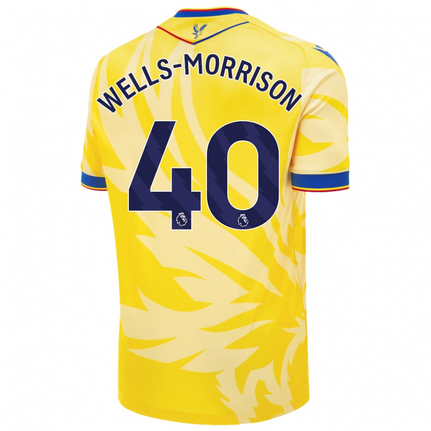 Kinder Jack Wells-Morrison #40 Gelb Auswärtstrikot Trikot 2024/25 T-Shirt Österreich