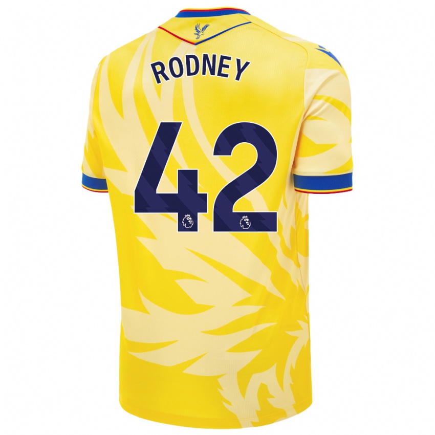 Kinder Kaden Rodney #42 Gelb Auswärtstrikot Trikot 2024/25 T-Shirt Österreich