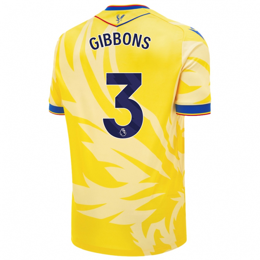 Kinder Felicity Gibbons #3 Gelb Auswärtstrikot Trikot 2024/25 T-Shirt Österreich