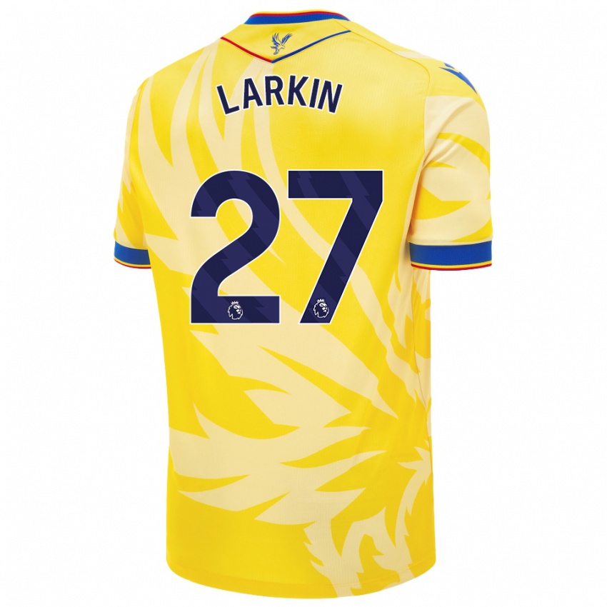 Kinder Abbie Larkin #27 Gelb Auswärtstrikot Trikot 2024/25 T-Shirt Österreich