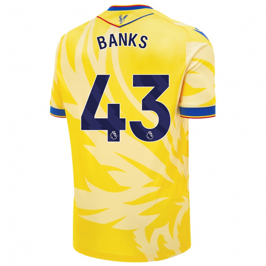 Kinder Scott Banks #43 Gelb Auswärtstrikot Trikot 2024/25 T-Shirt Österreich