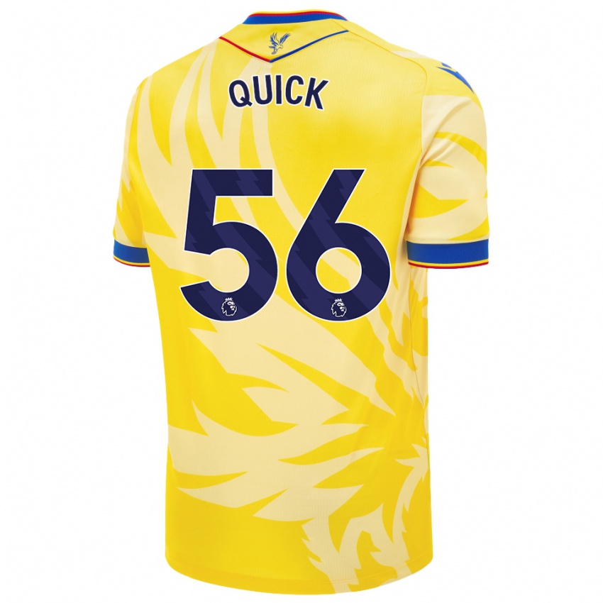 Kinder Daniel Quick #56 Gelb Auswärtstrikot Trikot 2024/25 T-Shirt Österreich