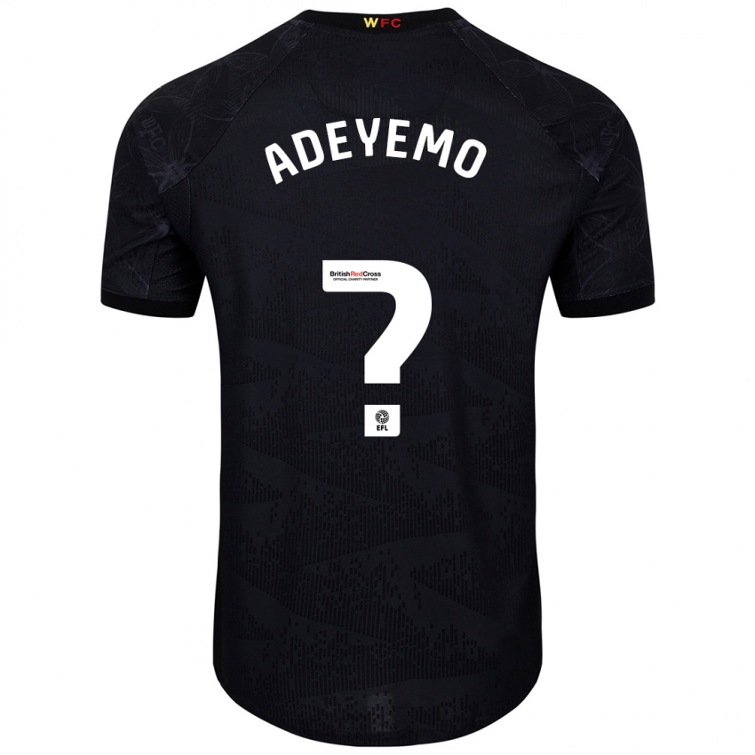 Kinder Tobi Adeyemo #0 Schwarz Weiß Auswärtstrikot Trikot 2024/25 T-Shirt Österreich