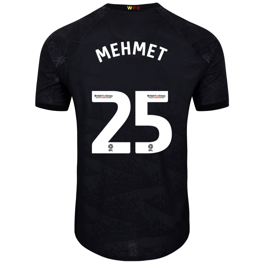 Kinder Melis Mehmet #25 Schwarz Weiß Auswärtstrikot Trikot 2024/25 T-Shirt Österreich