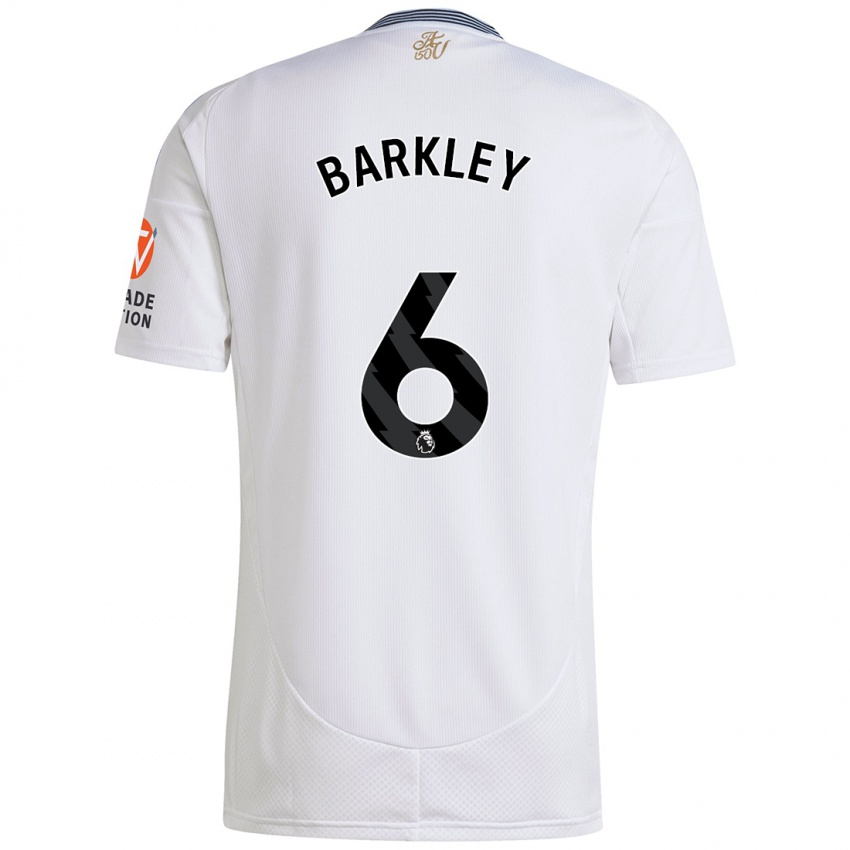 Kinder Ross Barkley #6 Weiß Auswärtstrikot Trikot 2024/25 T-Shirt Österreich