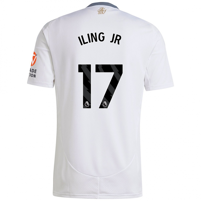 Kinder Samuel Iling-Junior #17 Weiß Auswärtstrikot Trikot 2024/25 T-Shirt Österreich