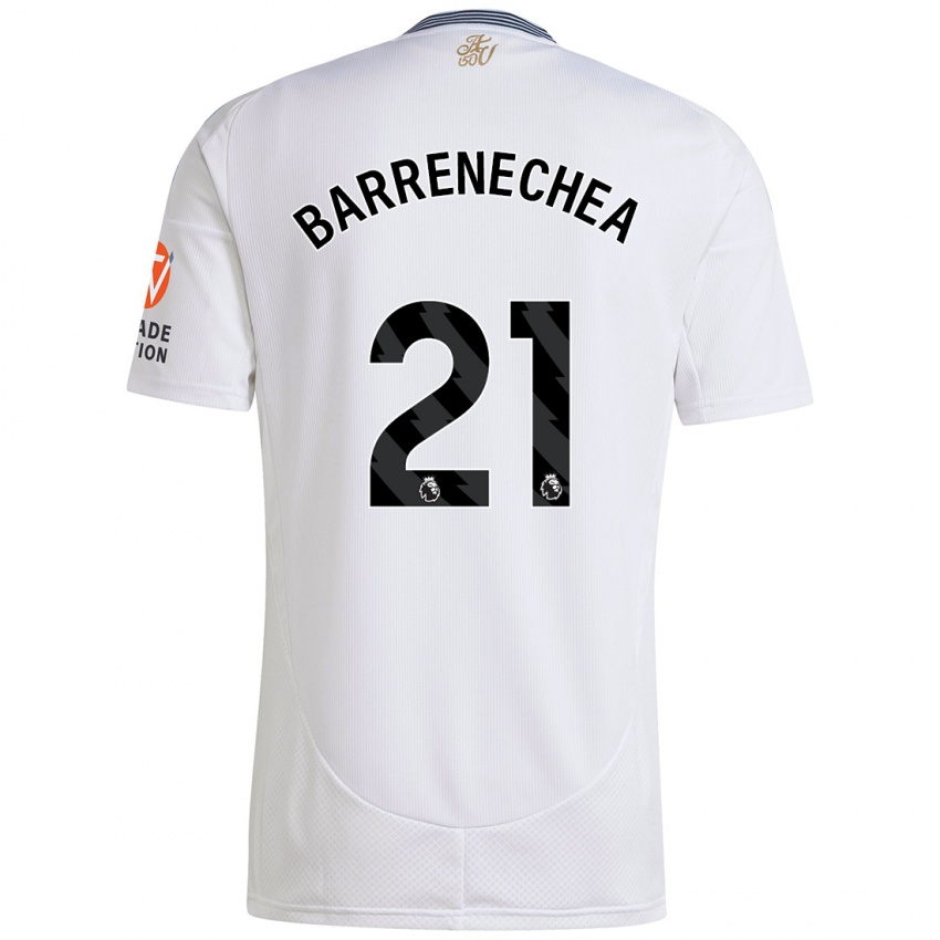 Kinder Enzo Barrenechea #21 Weiß Auswärtstrikot Trikot 2024/25 T-Shirt Österreich