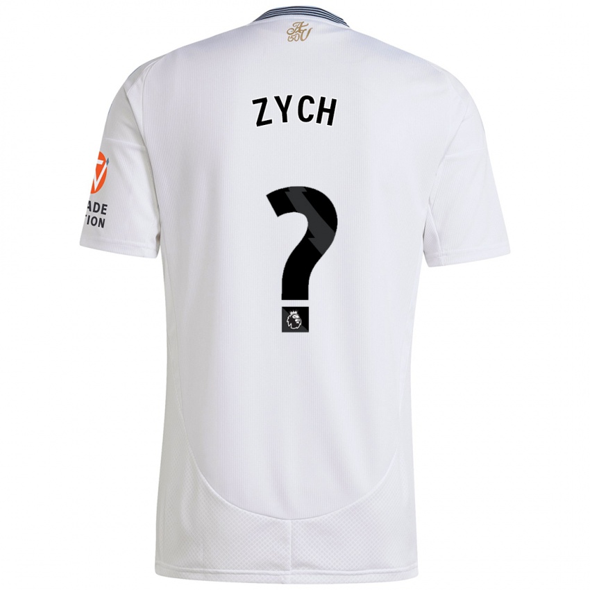 Kinder Oliwier Zych #0 Weiß Auswärtstrikot Trikot 2024/25 T-Shirt Österreich