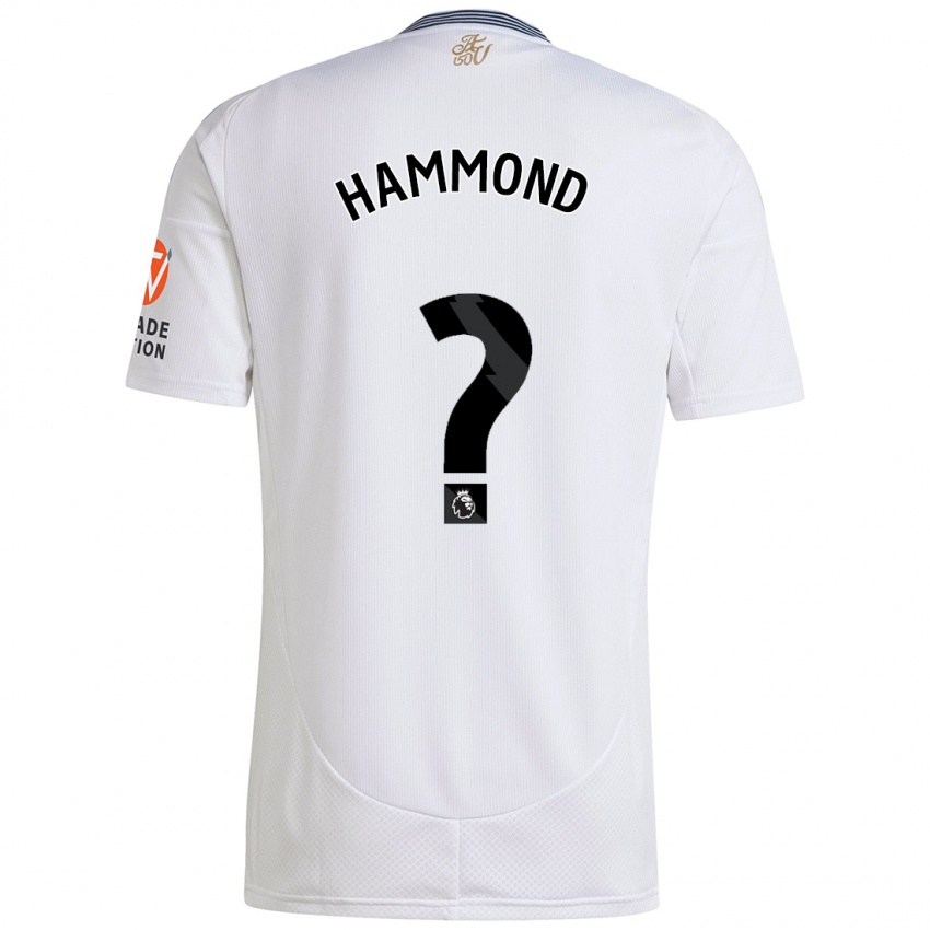 Kinder Alex Hammond #0 Weiß Auswärtstrikot Trikot 2024/25 T-Shirt Österreich