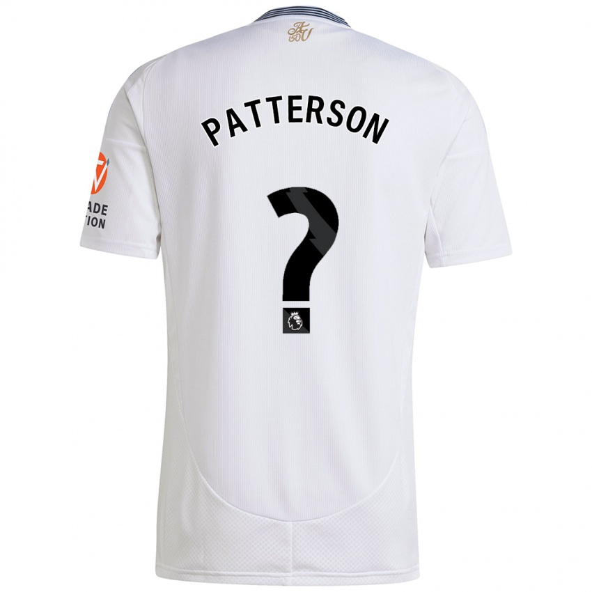 Kinder Travis Patterson #0 Weiß Auswärtstrikot Trikot 2024/25 T-Shirt Österreich