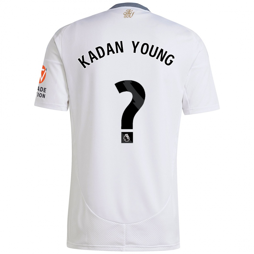 Kinder Kadan Young #0 Weiß Auswärtstrikot Trikot 2024/25 T-Shirt Österreich