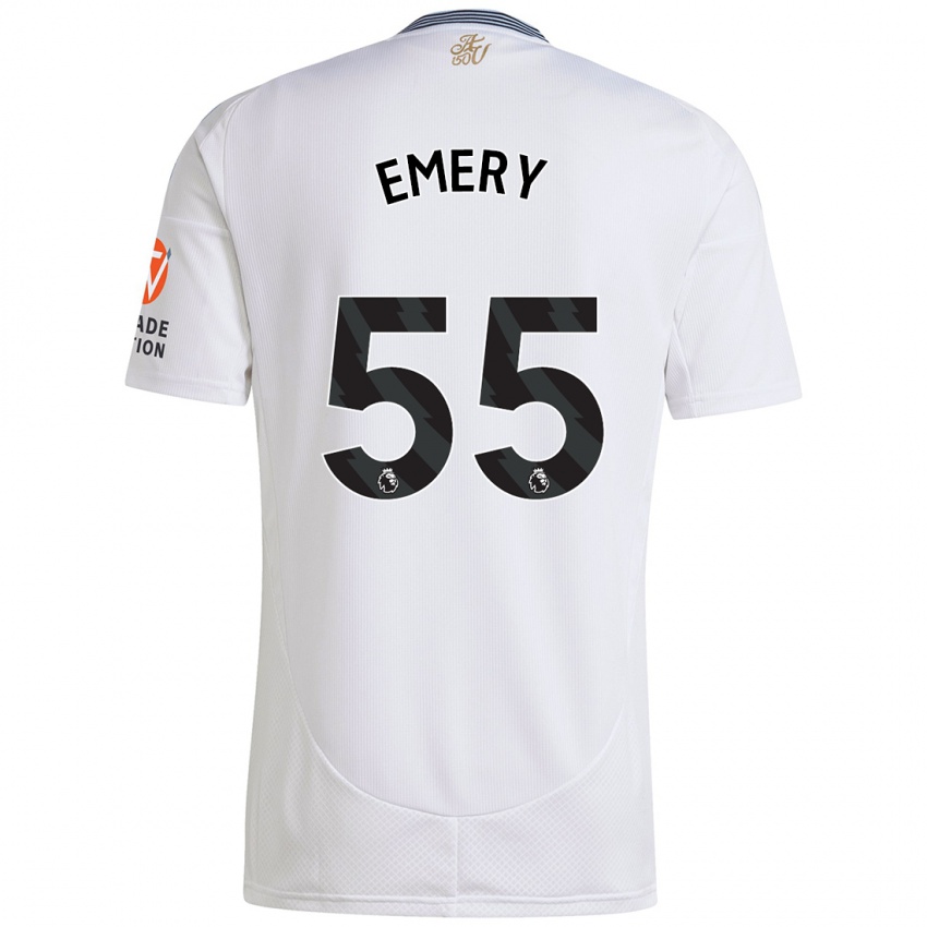 Kinder Lander Emery #55 Weiß Auswärtstrikot Trikot 2024/25 T-Shirt Österreich