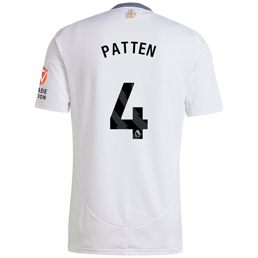 Kinder Anna Patten #4 Weiß Auswärtstrikot Trikot 2024/25 T-Shirt Österreich