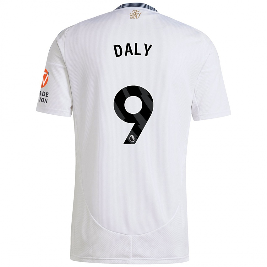 Kinder Rachel Daly #9 Weiß Auswärtstrikot Trikot 2024/25 T-Shirt Österreich