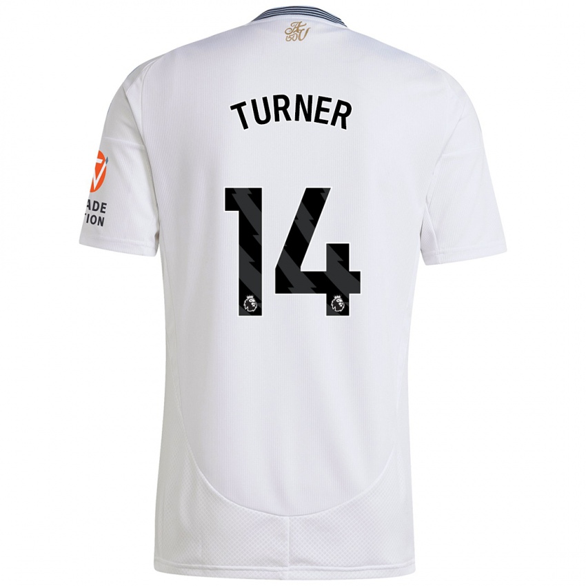 Kinder Danielle Turner #14 Weiß Auswärtstrikot Trikot 2024/25 T-Shirt Österreich