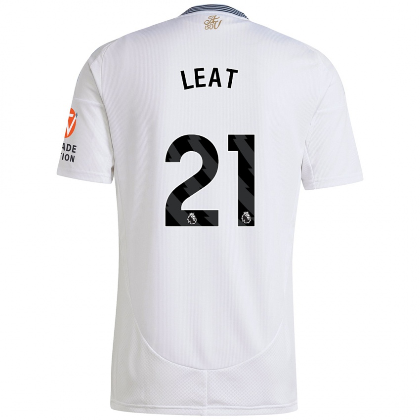 Kinder Anna Leat #21 Weiß Auswärtstrikot Trikot 2024/25 T-Shirt Österreich