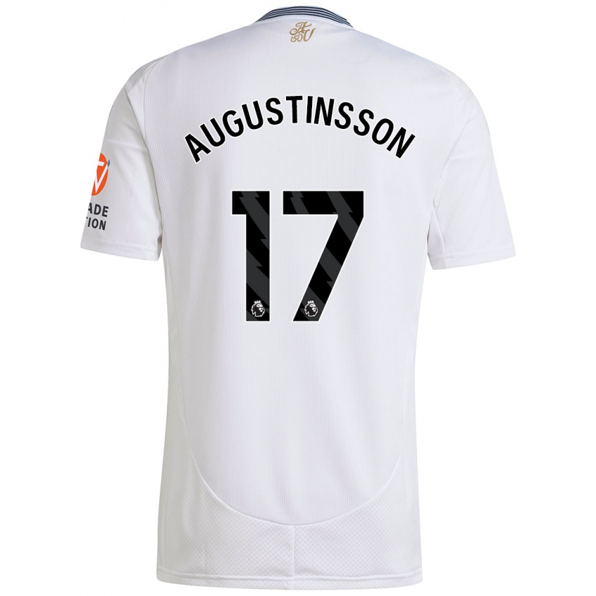 Kinder Ludwig Augustinsson #17 Weiß Auswärtstrikot Trikot 2024/25 T-Shirt Österreich