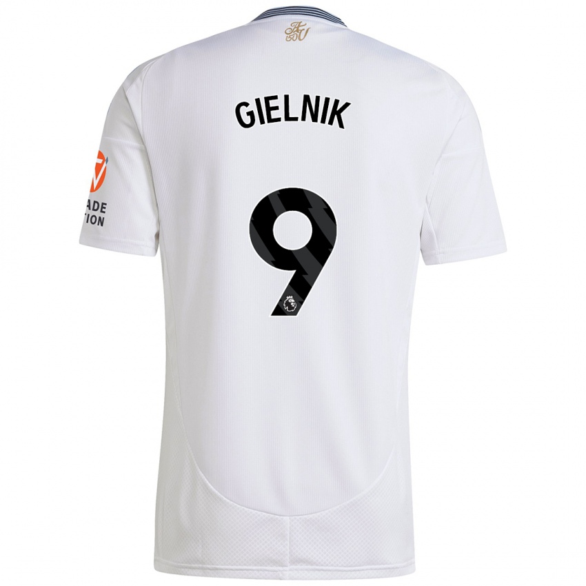 Kinder Emily Gielnik #9 Weiß Auswärtstrikot Trikot 2024/25 T-Shirt Österreich