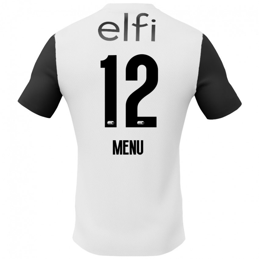 Kinder Mathijs Menu #12 Weiß Schwarz Auswärtstrikot Trikot 2024/25 T-Shirt Österreich