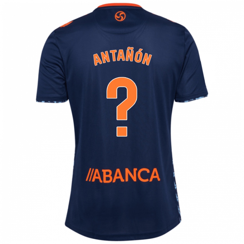 Kinder Andrés Antañón #0 Marineblau Auswärtstrikot Trikot 2024/25 T-Shirt Österreich