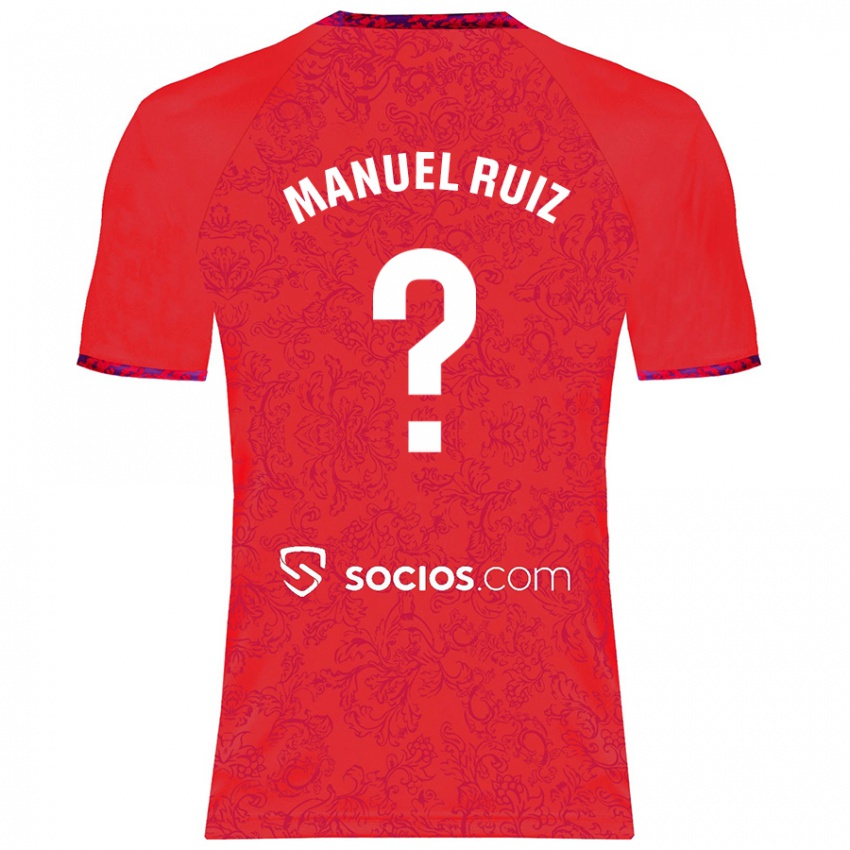 Kinder José Manuel Ruiz #0 Rot Auswärtstrikot Trikot 2024/25 T-Shirt Österreich