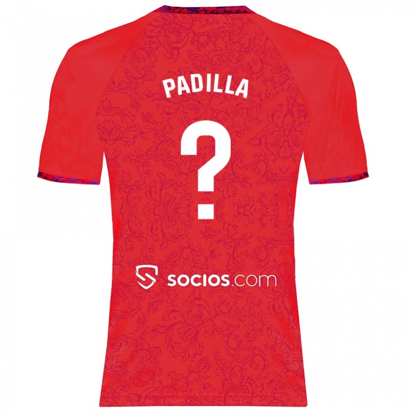 Kinder Natalia Padilla #0 Rot Auswärtstrikot Trikot 2024/25 T-Shirt Österreich