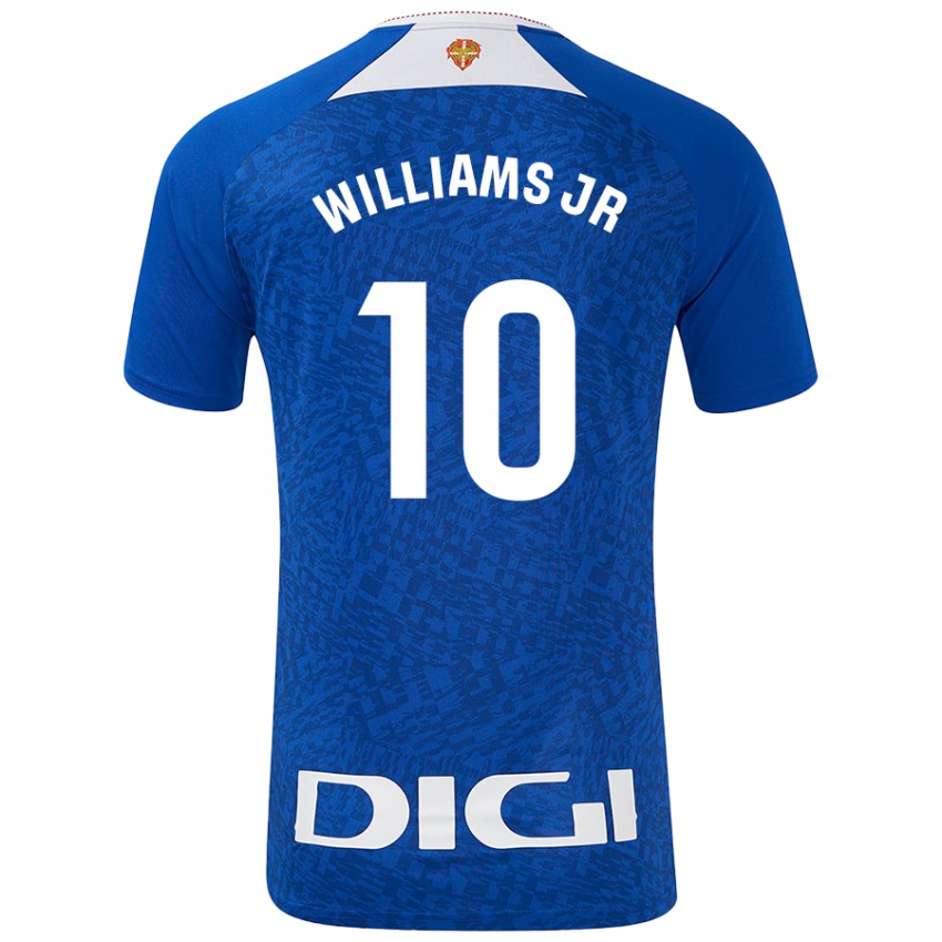 Kinder Nico Williams #10 Königsblau Auswärtstrikot Trikot 2024/25 T-Shirt Österreich