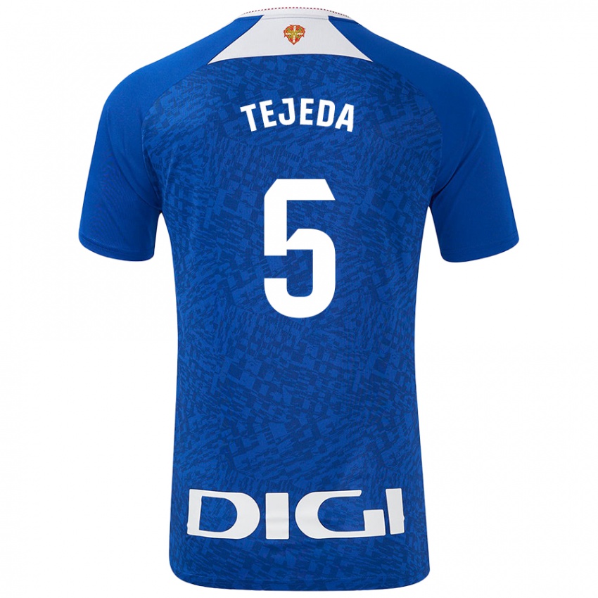 Kinder Diego Tejeda #5 Königsblau Auswärtstrikot Trikot 2024/25 T-Shirt Österreich