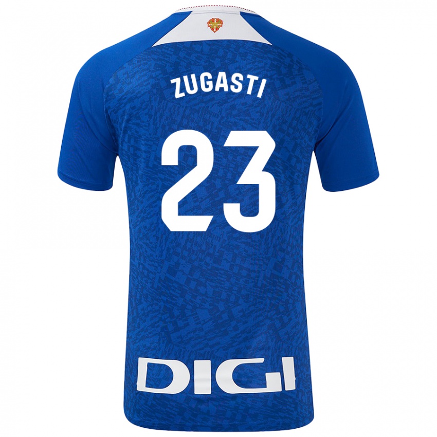 Kinder Patricia Zugasti Oses #23 Königsblau Auswärtstrikot Trikot 2024/25 T-Shirt Österreich