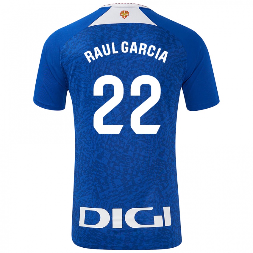 Kinder Raúl García #22 Königsblau Auswärtstrikot Trikot 2024/25 T-Shirt Österreich