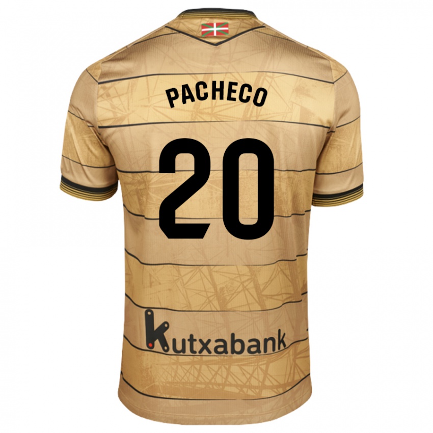 Kinder Jon Pacheco #20 Braun Auswärtstrikot Trikot 2024/25 T-Shirt Österreich