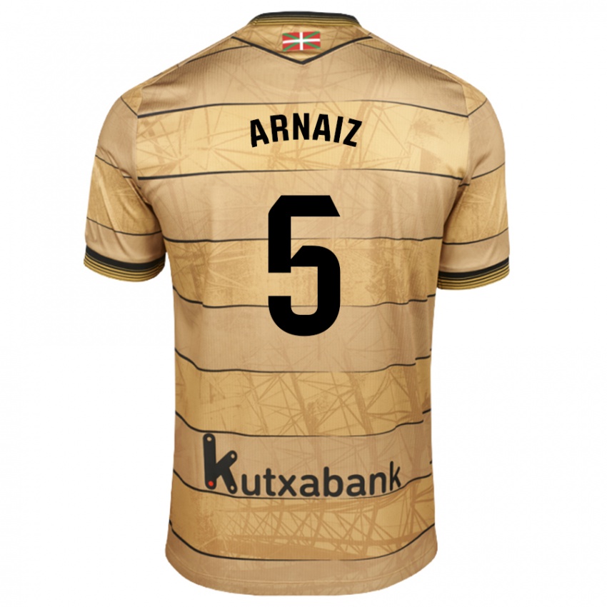 Kinder Iris Arnaiz #5 Braun Auswärtstrikot Trikot 2024/25 T-Shirt Österreich