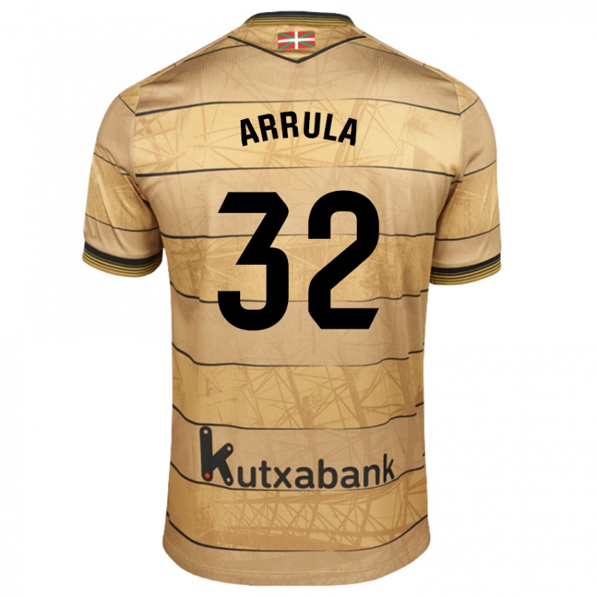 Kinder Julia Arrula #32 Braun Auswärtstrikot Trikot 2024/25 T-Shirt Österreich