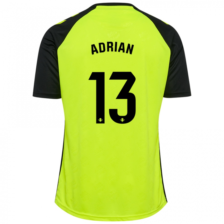 Kinder Adrian #13 Fluoreszierendes Gelb Schwarz Auswärtstrikot Trikot 2024/25 T-Shirt Österreich