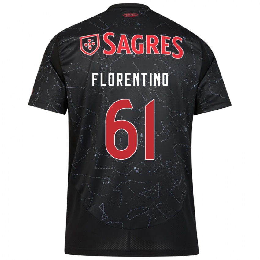 Kinder Florentino #61 Schwarz Rot Auswärtstrikot Trikot 2024/25 T-Shirt Österreich