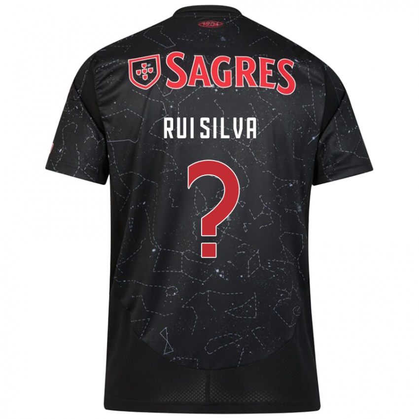 Kinder Rui Silva #0 Schwarz Rot Auswärtstrikot Trikot 2024/25 T-Shirt Österreich