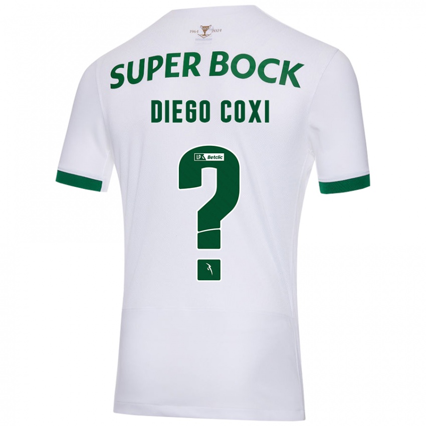 Kinder Diego Coxi #0 Weiß Grün Auswärtstrikot Trikot 2024/25 T-Shirt Österreich