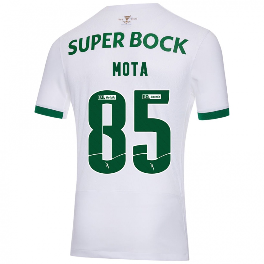 Kinder Rafael Mota #85 Weiß Grün Auswärtstrikot Trikot 2024/25 T-Shirt Österreich