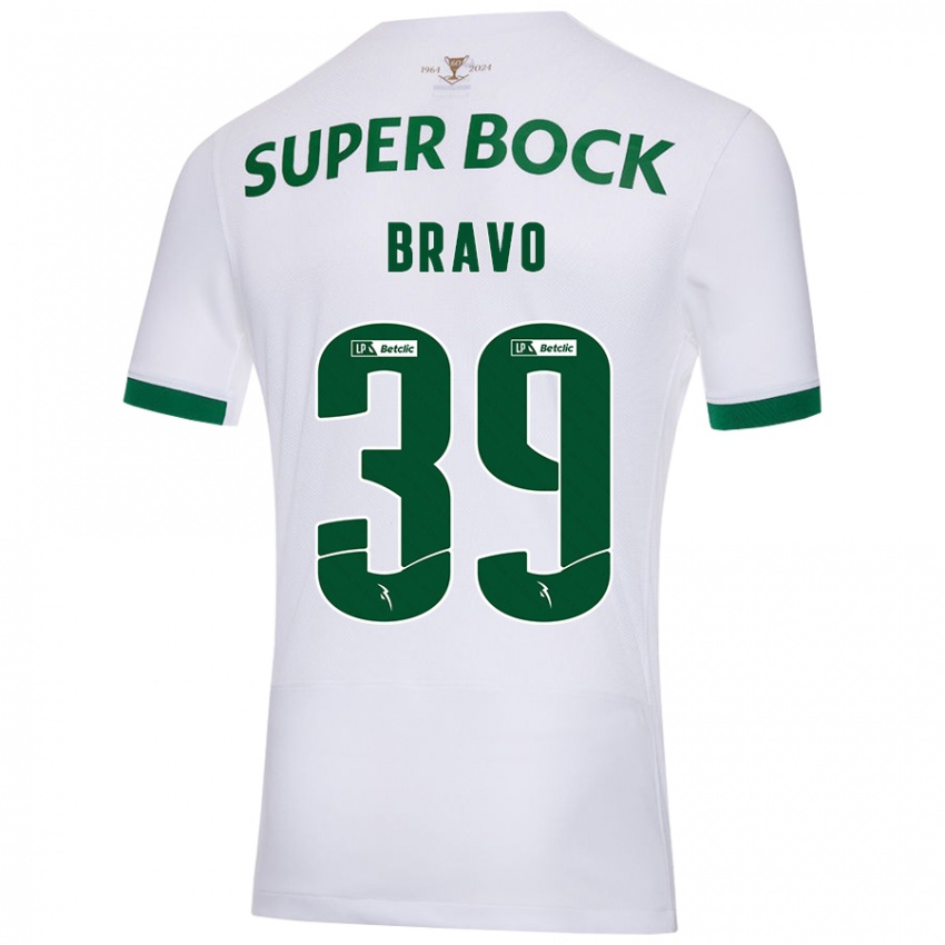 Kinder Bravo #39 Weiß Grün Auswärtstrikot Trikot 2024/25 T-Shirt Österreich