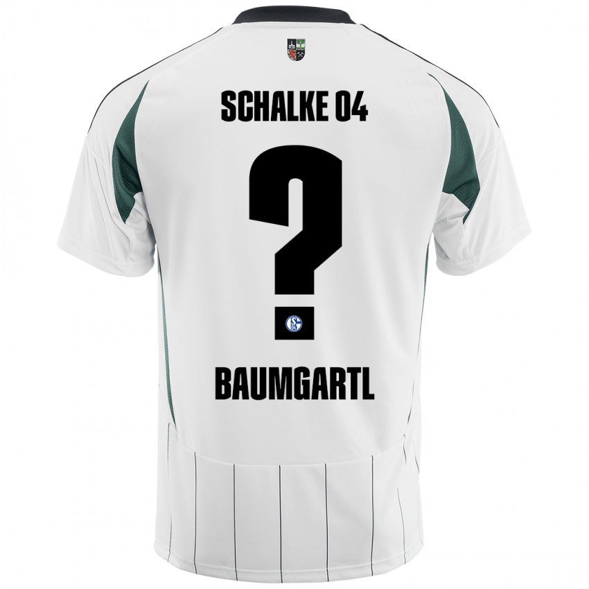 Kinder Timo Baumgartl #0 Weiß Grün Auswärtstrikot Trikot 2024/25 T-Shirt Österreich