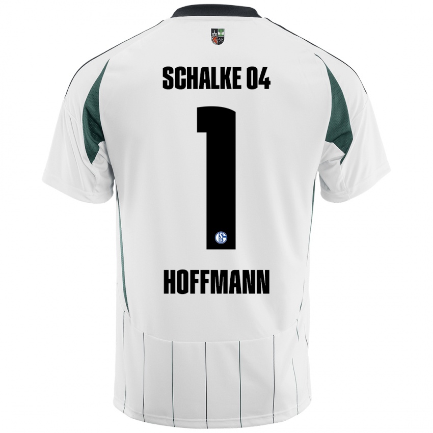 Kinder Ron-Thorben Hoffmann #1 Weiß Grün Auswärtstrikot Trikot 2024/25 T-Shirt Österreich