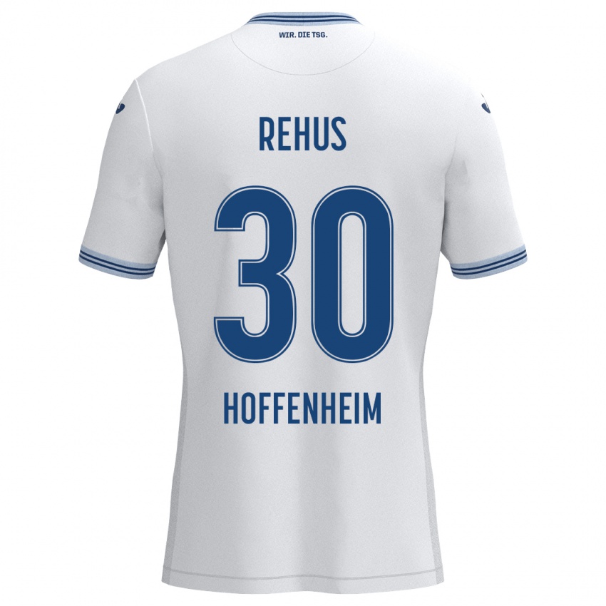 Kinder Milan Rehus #30 Weiß Blau Auswärtstrikot Trikot 2024/25 T-Shirt Österreich