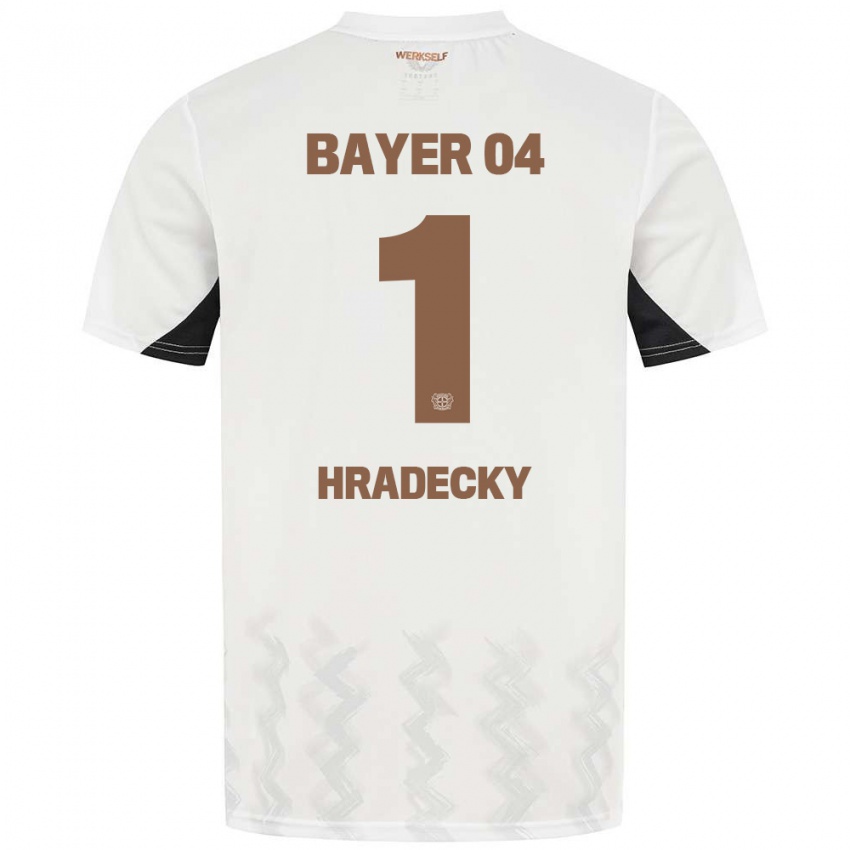 Kinder Lukas Hradecky #1 Weiß Schwarz Auswärtstrikot Trikot 2024/25 T-Shirt Österreich